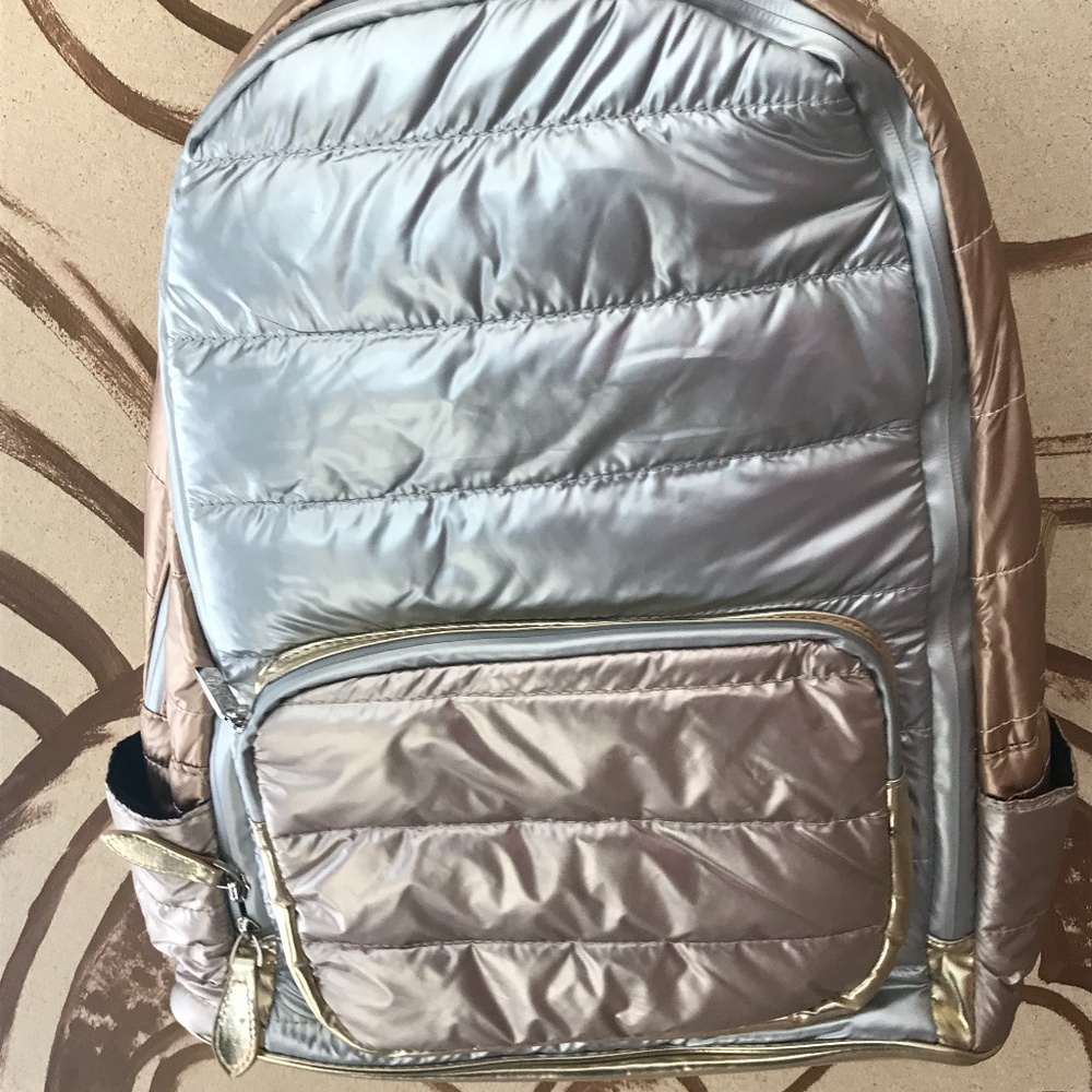 Bari Lynn puffer backpack